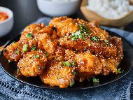 Корейска рецепта за печени пилешки крилца на фурна